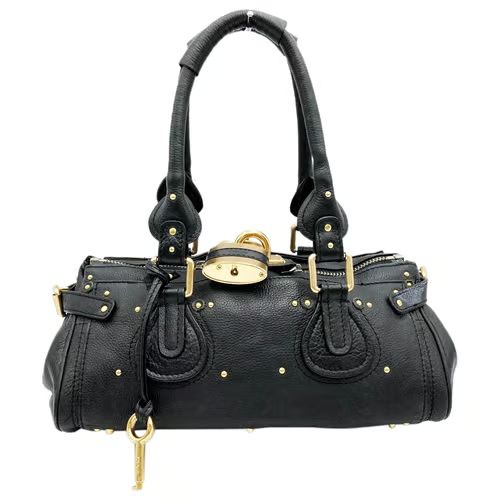 Paddington leather handbag Chloé Black in Leather - 38624585 | Vestiaire Collective (Global)