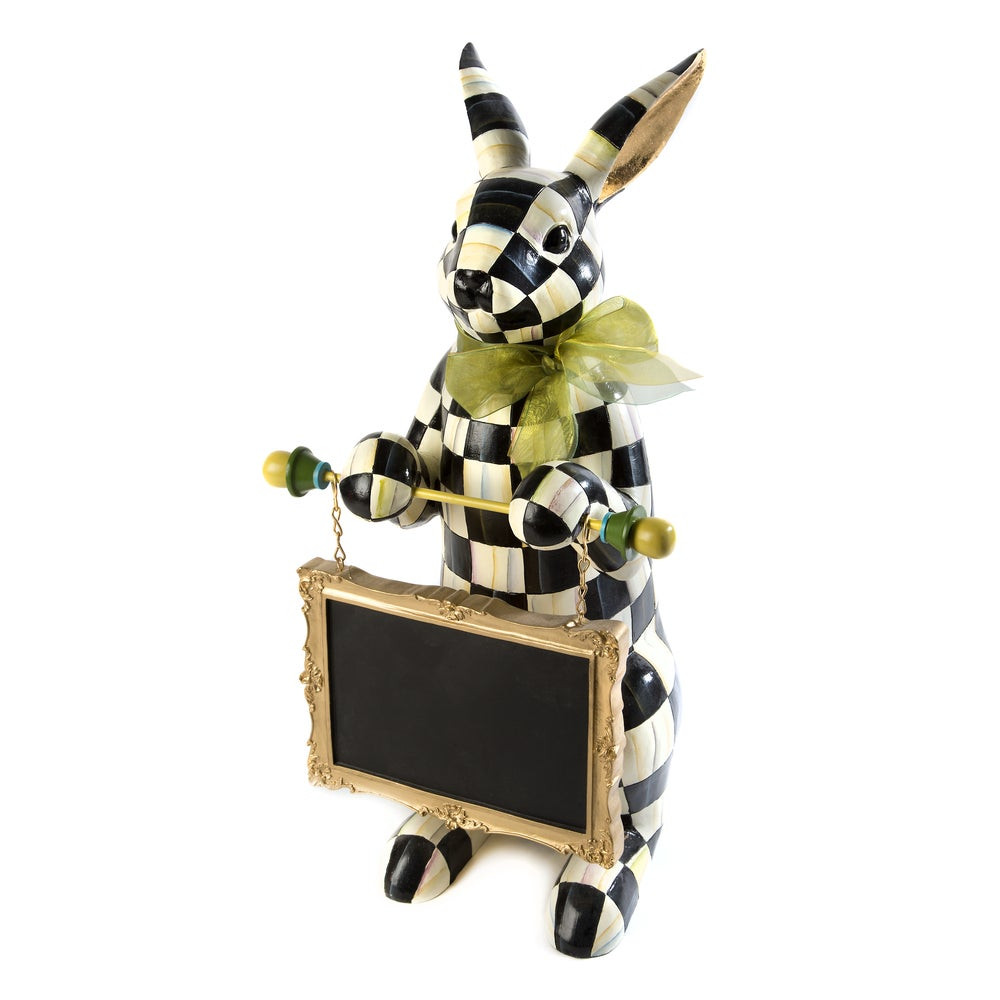 Courtly Check Menu Rabbit | MacKenzie-Childs