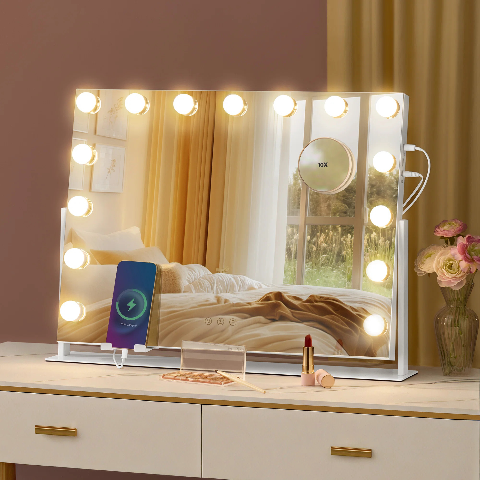 Makeup Mirror With Lights | Wayfair North America
