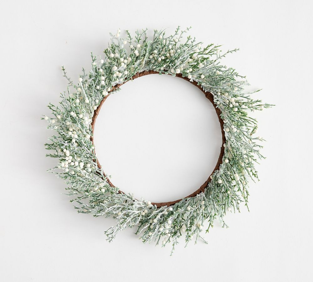 Frosted Juniper Berry Charger Plates | Pottery Barn (US)