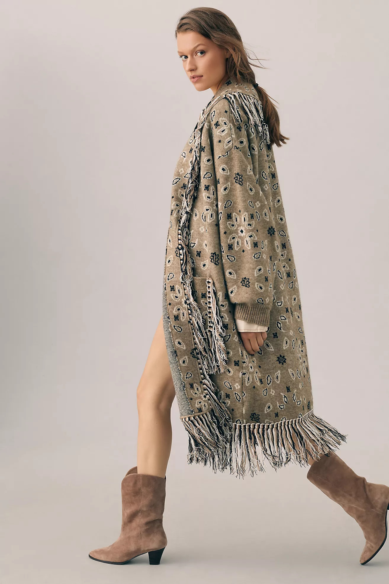 Bandana Fringed Duster | Anthropologie (US)