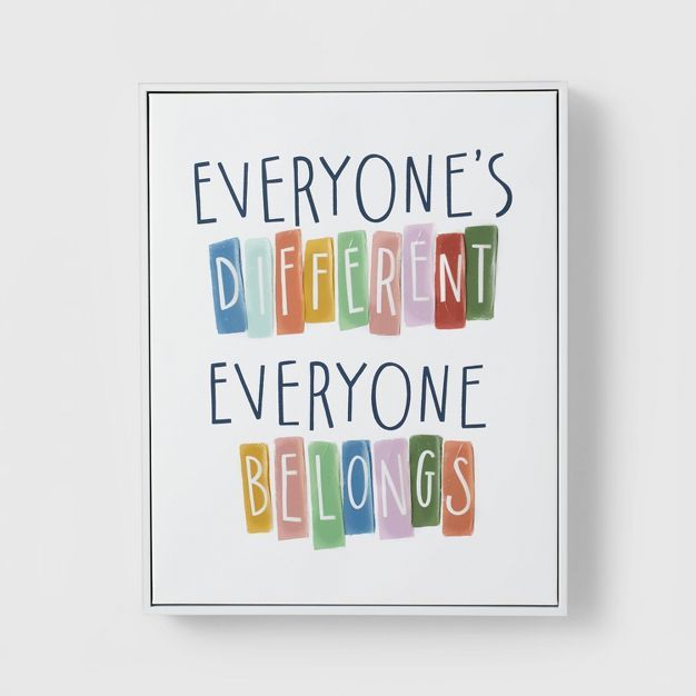 Everyone Belongs Wall Art - Pillowfort™ | Target