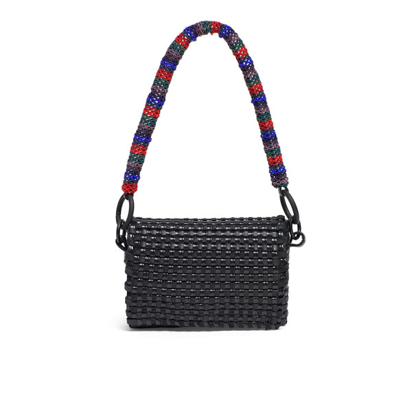Truss Black Beaded Baguette Bag black | Rent the Runway