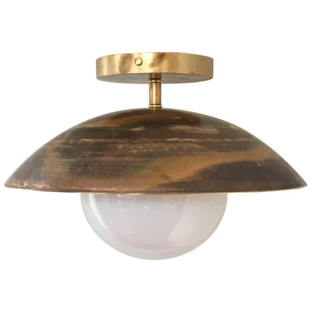 1 Light Globe Mid Century Brass Sputnik Chandelier Light - Etsy | Etsy (US)