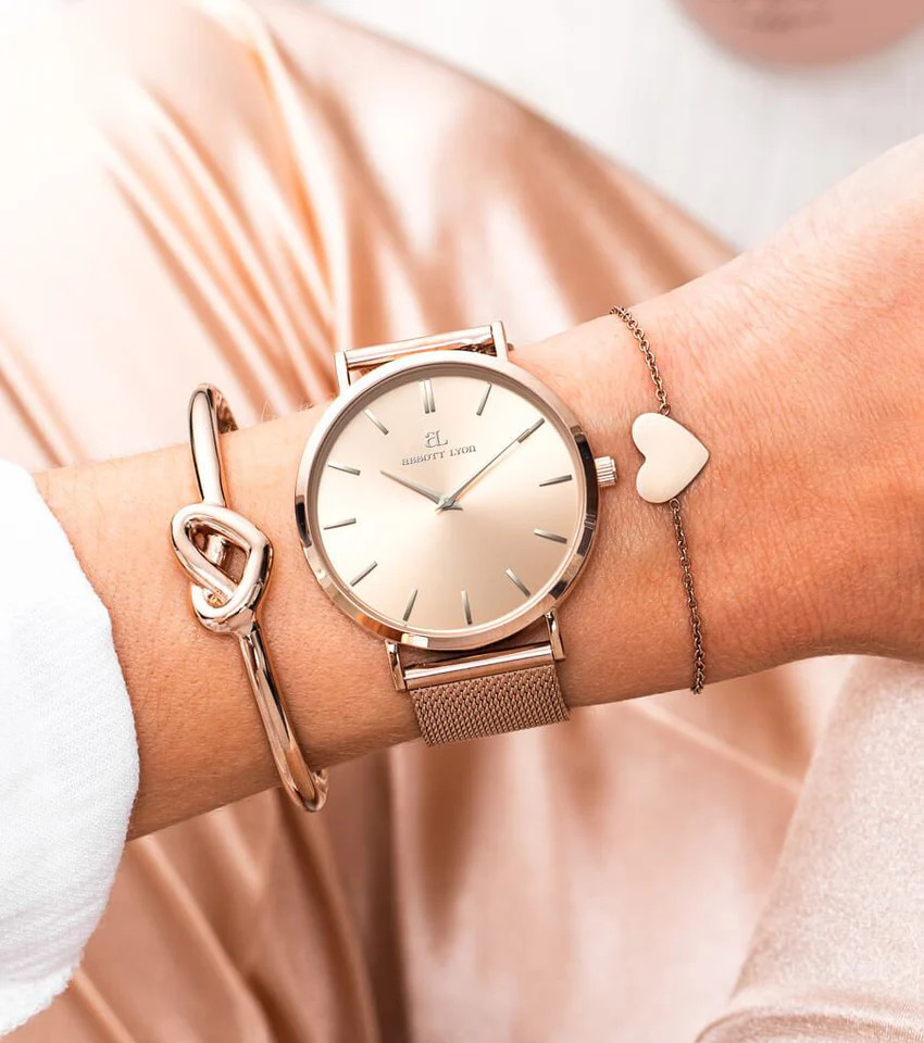 Blush Chain Stellar 40 Watch | Abbott Lyon