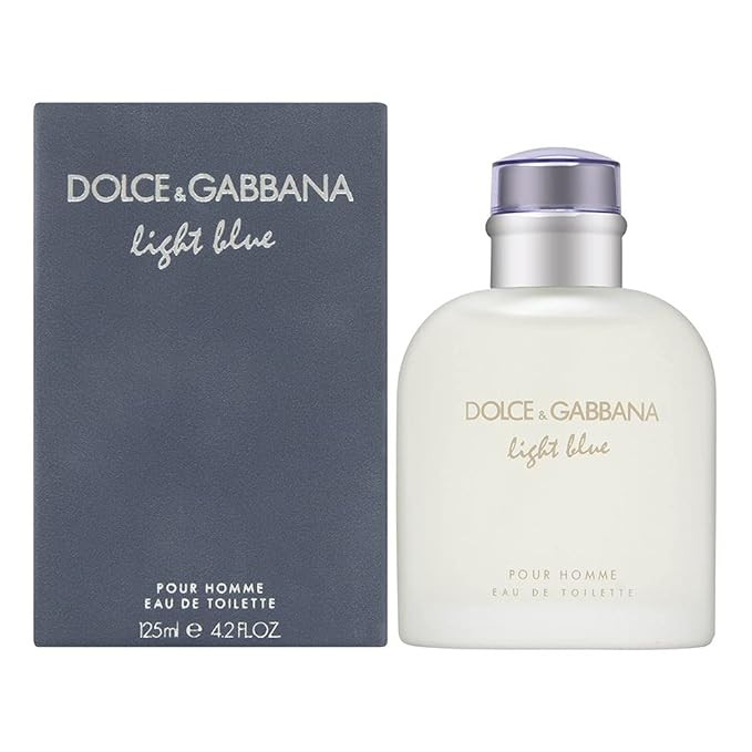 Dolce & Gabbana Eau de Toilettes Spray, Light Blue, 4.2 Fl Oz For Men or/and Pour Homme | Amazon (US)