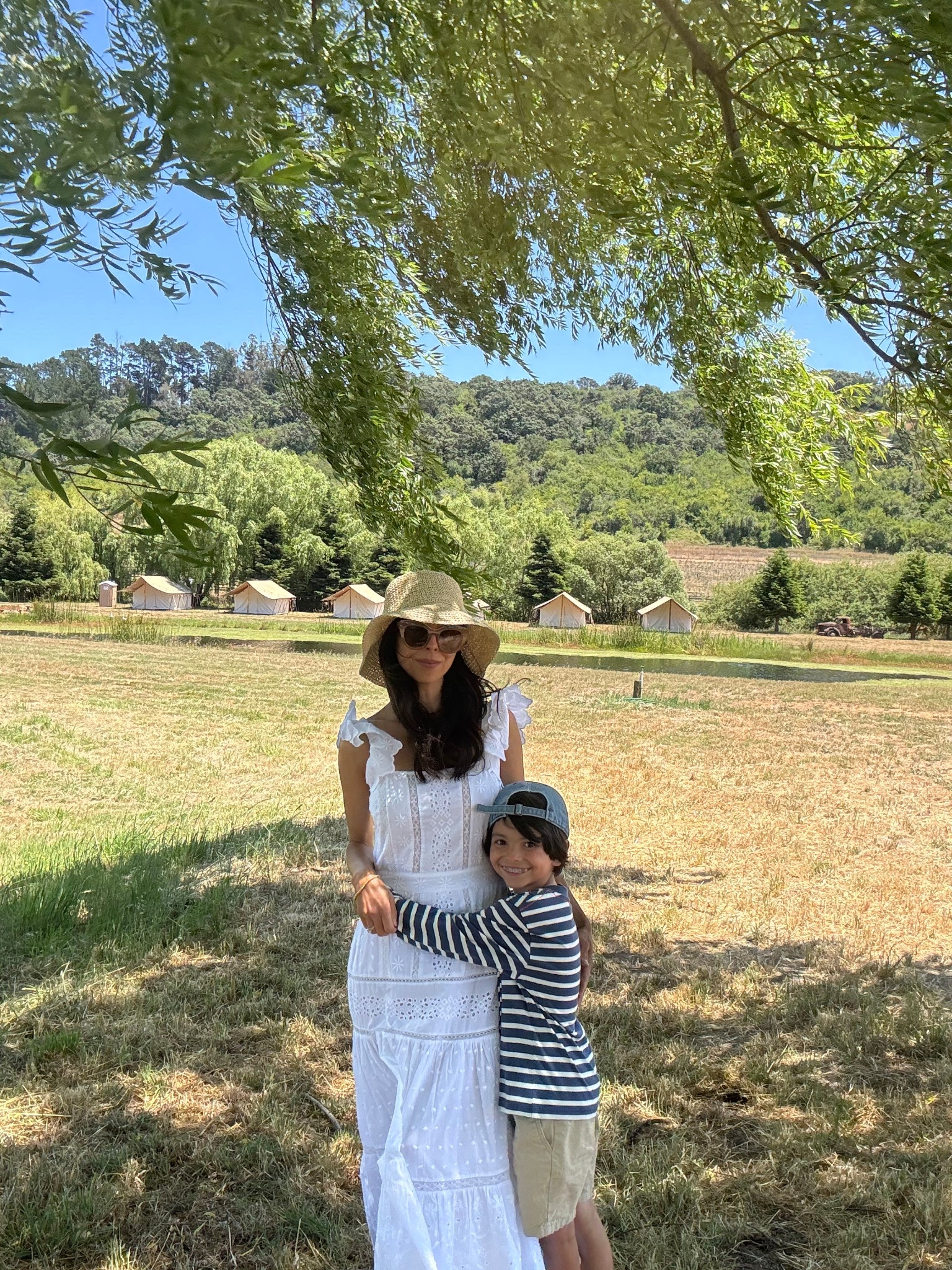 Summer essentials 🤍

This hat is SO good! It’s affordable and looks/feels just like my more expensive one by a well known designer. It also has a hidden adjustment area inside. 

White eyelet dress. Runs a bit big so size down. 

Tan/brown Le Specs airheart sunglasses.

White dress, best summer hat, affordable vacation hat, summer sun hat, travel hat. 

#LTKTravel #LTKSeasonal #LTKOver40