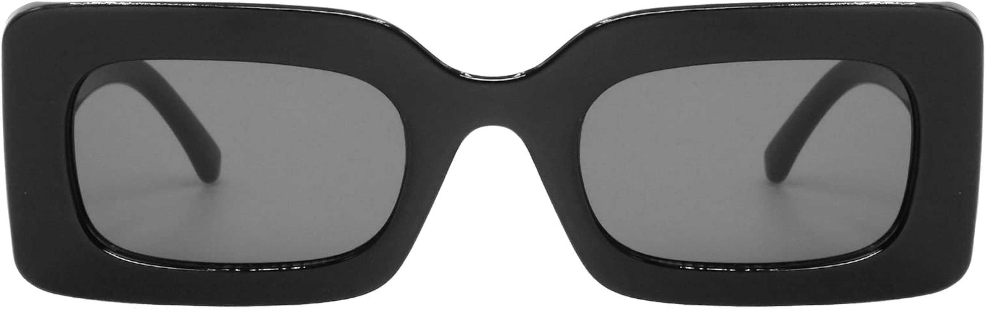 Square Trendy Sunglasses Womens Men Colorful Retro Rectangle Sun Glasses Vintage Shades | Amazon (US)