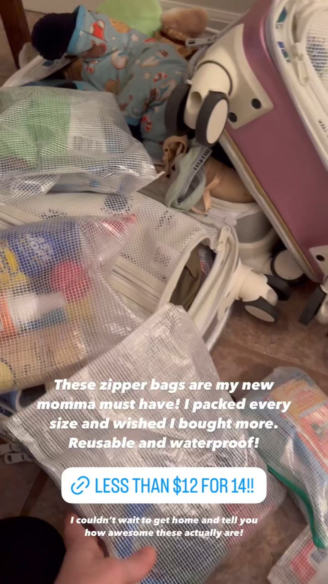 I love these zipper bags! Set of 14 for $12!! They are waterproof too!

#LTKU