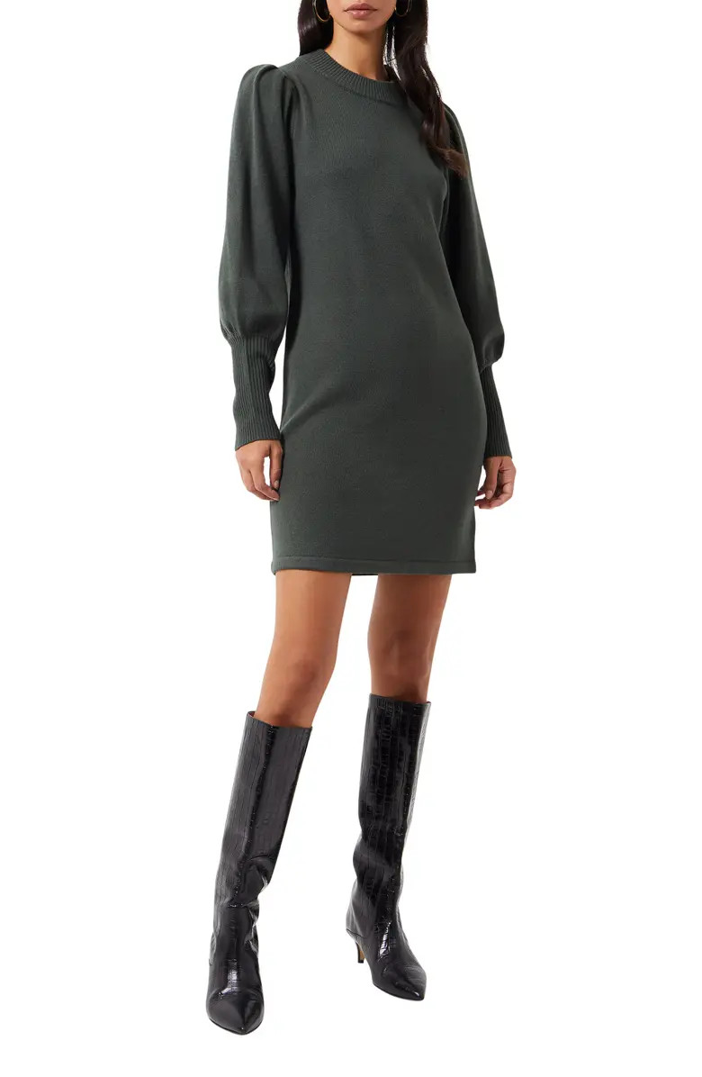 French Connection Babysoft Balloon Sleeve Sweater Dress | Nordstrom | Nordstrom