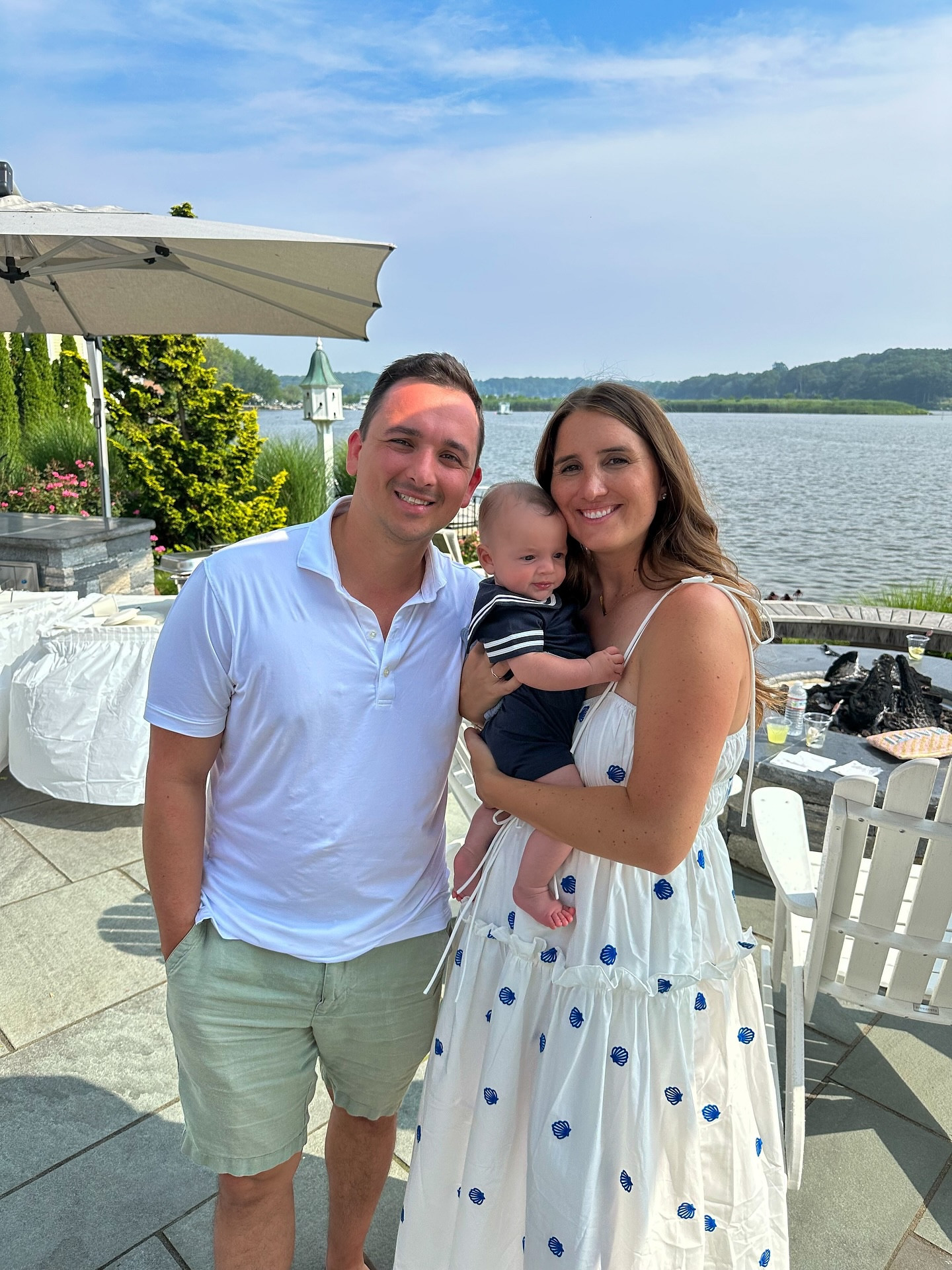 Finally found the link!! I am wearing a size large, but could have sized down!
I loved this for our baby shower!

#babyshower #newmom #family #babyshowerideas #babyboy