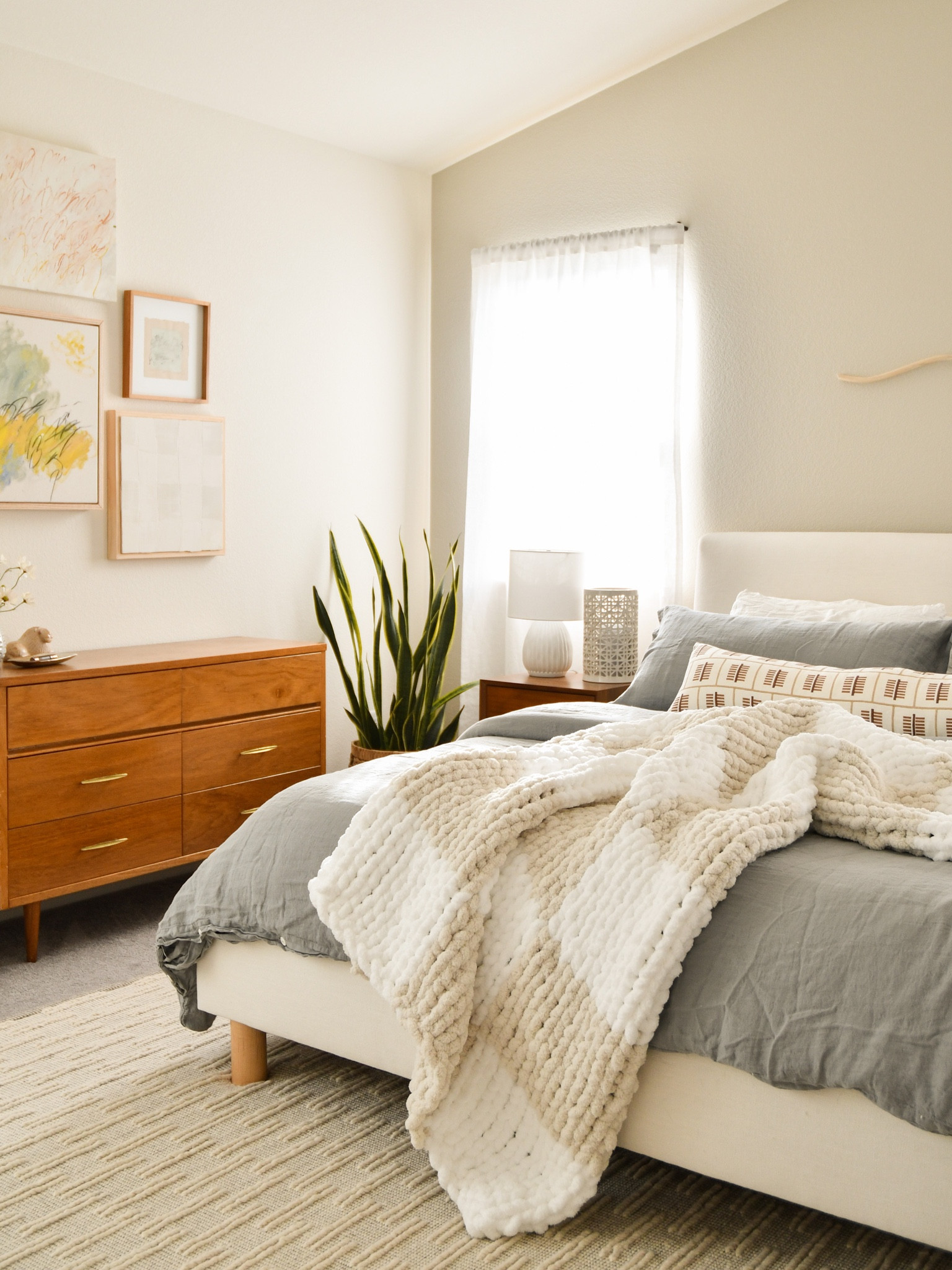 Main bedroom glow up! I love my new custom checker throw!! 

#LTKFind #LTKhome
