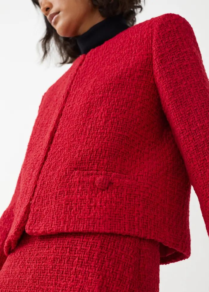 & Other Stories Wool Blend Tweed Jacket | Nordstrom | Nordstrom
