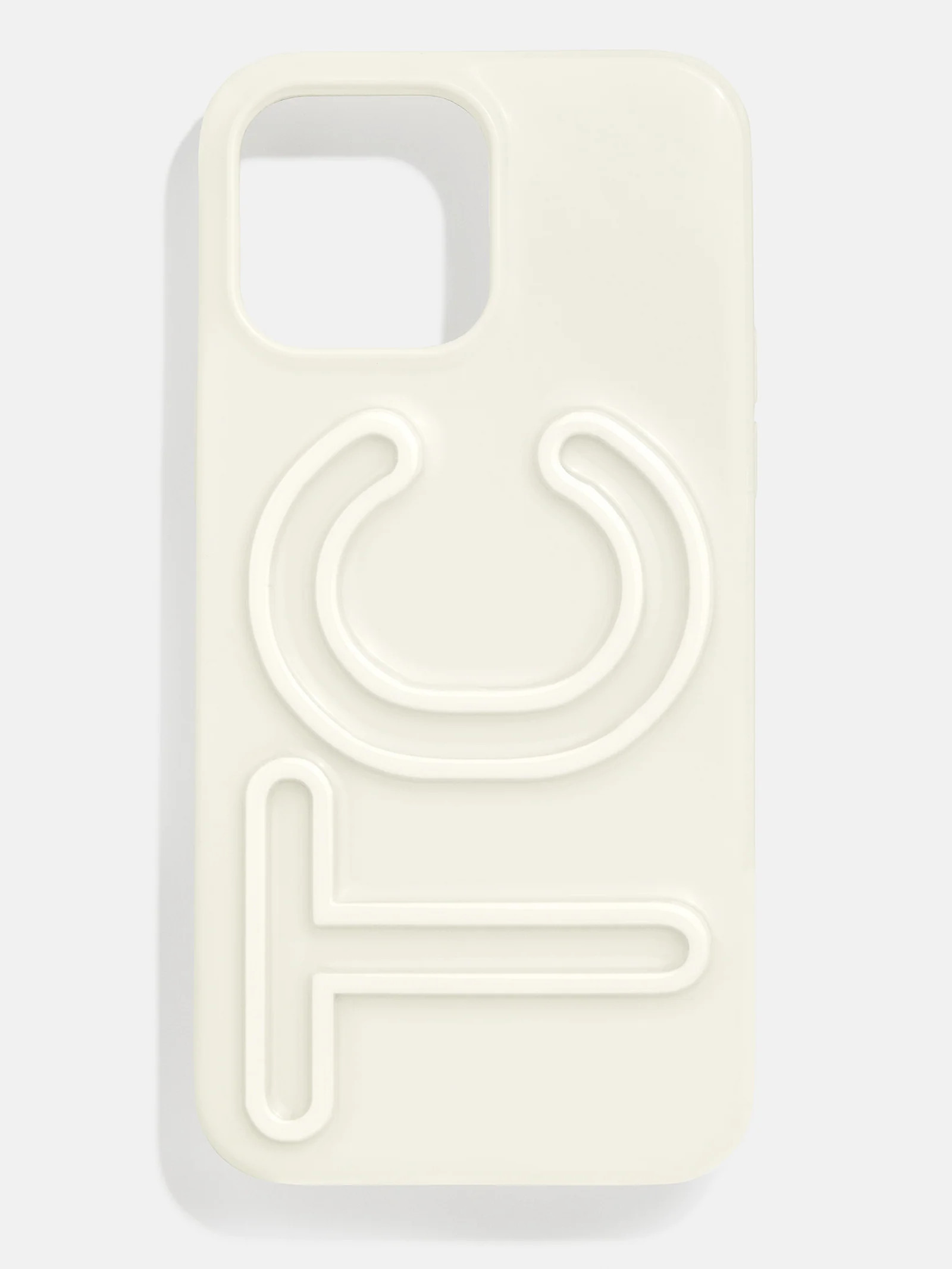 Fine Line Custom iPhone Case - White | BaubleBar (US)