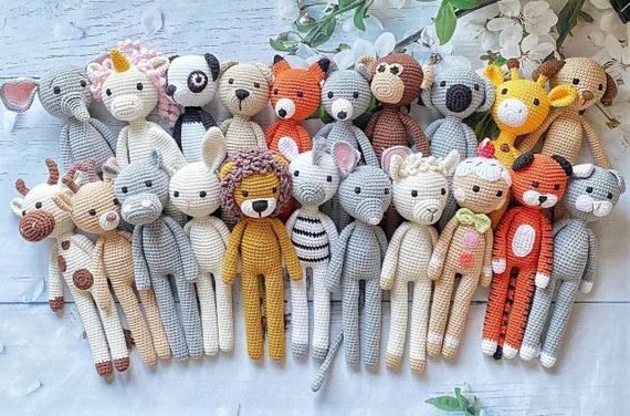 Organic baby dolls, Plush toys for baby, Newborn child gift, Handmade toy bear, bunny, fox, wolf,... | Etsy (US)
