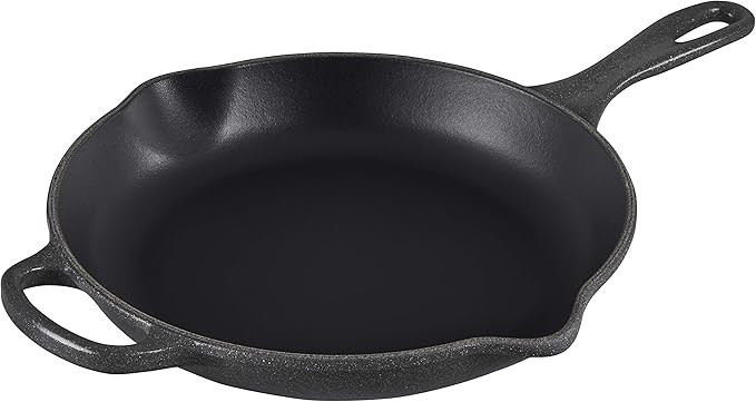 Le Creuset Enameled Cast Iron Signature Iron Handle Skillet, 10.25" (1-3/4 qt.), Stone | Amazon (US)