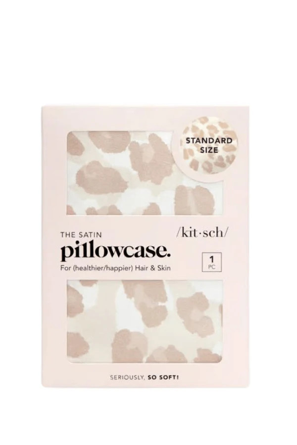 Satin Pillowcase - Leopard Standard / Leopard | Chérie Amour