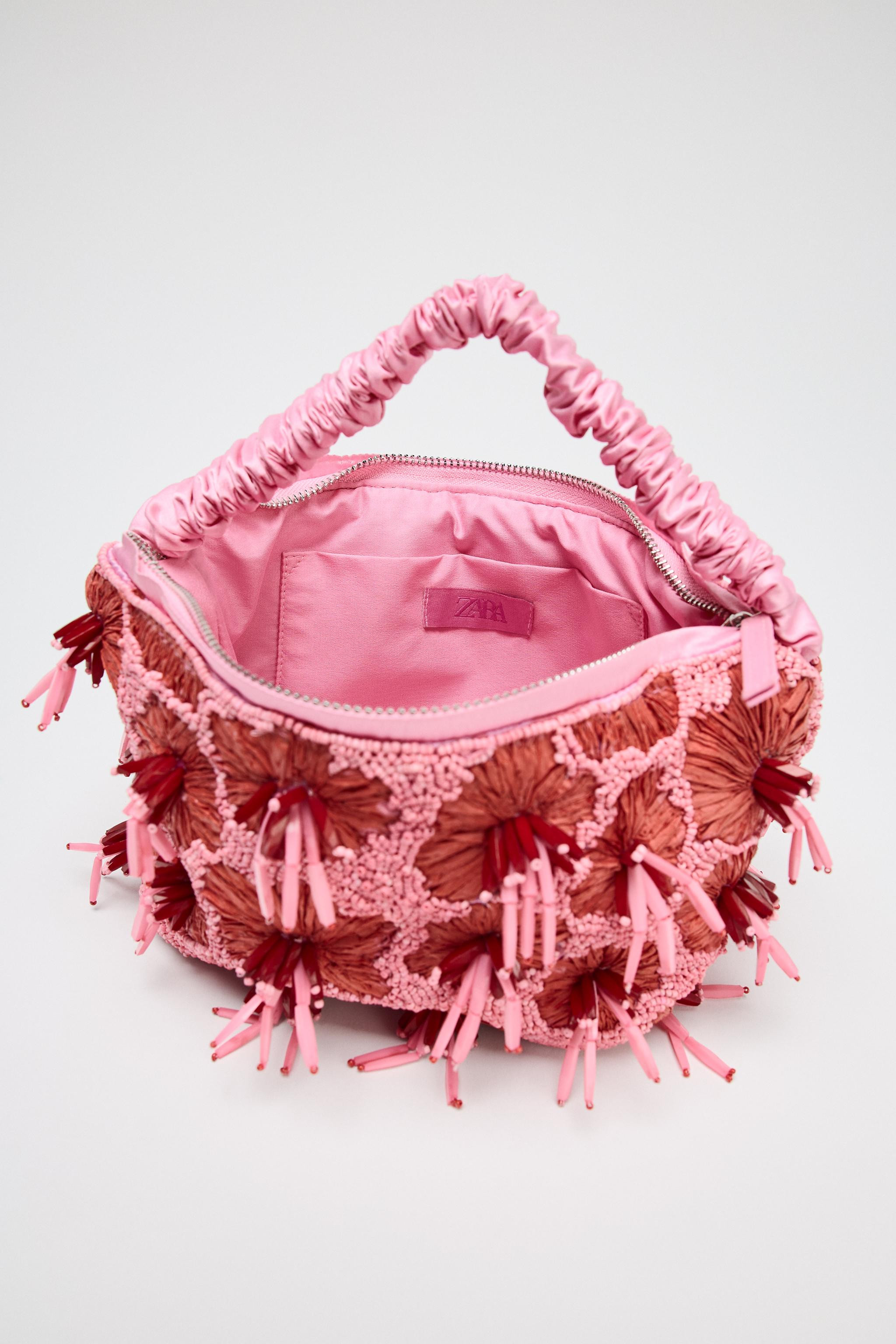 BEADED MINI BUCKET BAG | Zara US