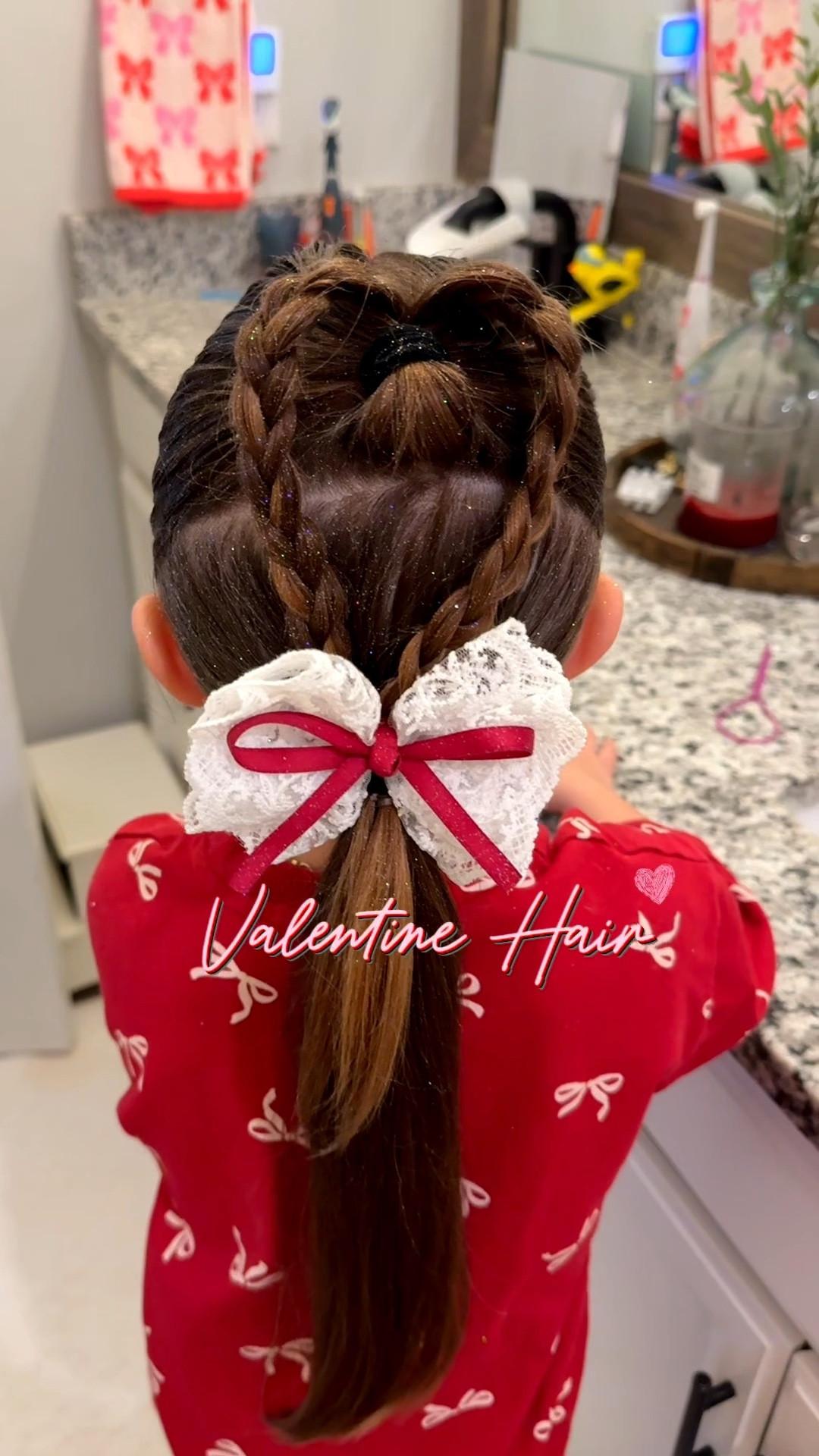 How I do this braid heart hair style and products I used for it! ✨❤️ 

#LTKValentine #LTKgrwm #LTKKids