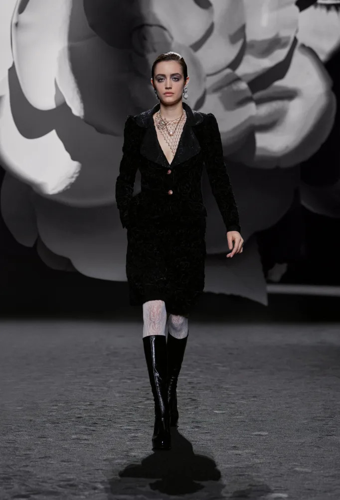 Jacket - Velvet, black & silver — Fashion | CHANEL | Chanel, Inc. (US)