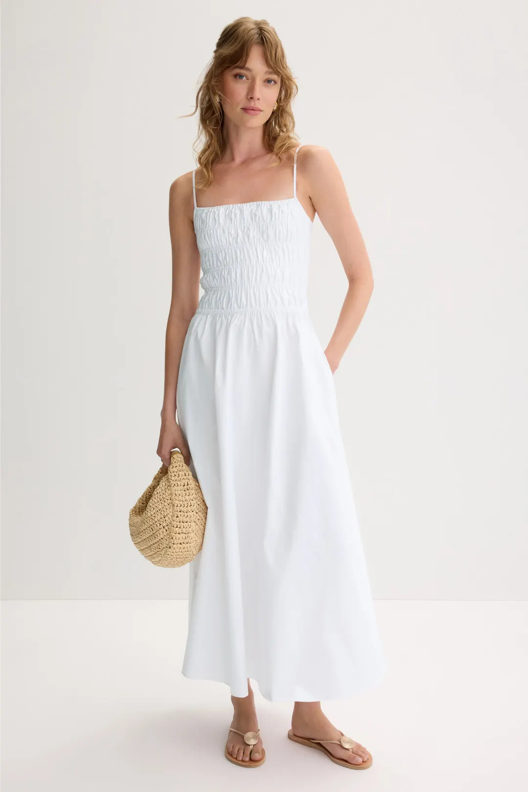 The Delta Dress Marshmallow | Rent the Runway