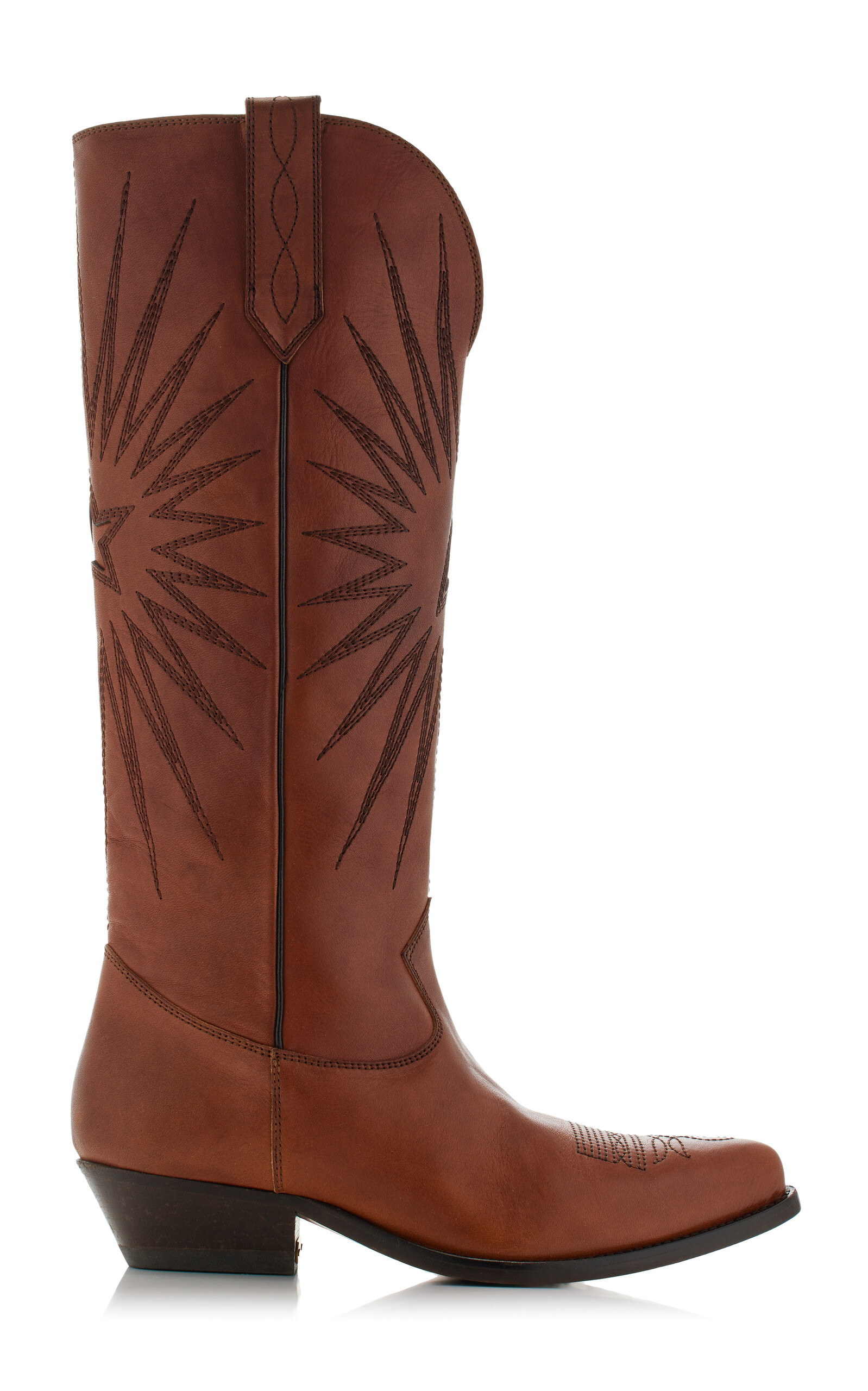Wish Star Embroidered Leather Western Boots | Moda Operandi (Global)