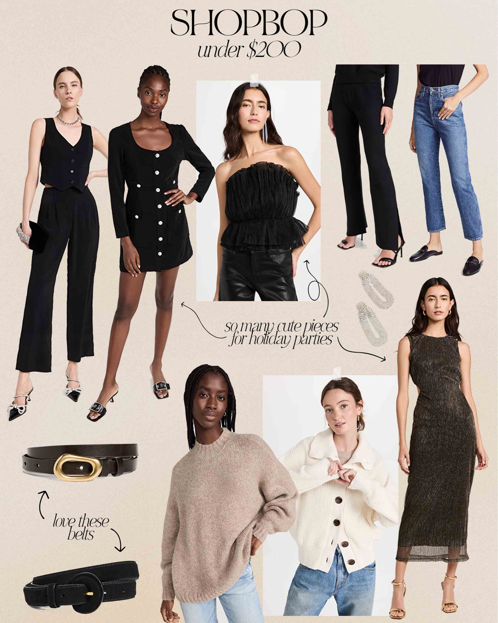 Shopbop finds under $200 🤎