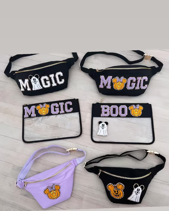 Halloween Disney Pouch Halloween Disney Fanny Pack Halloween - Etsy | Etsy (US)