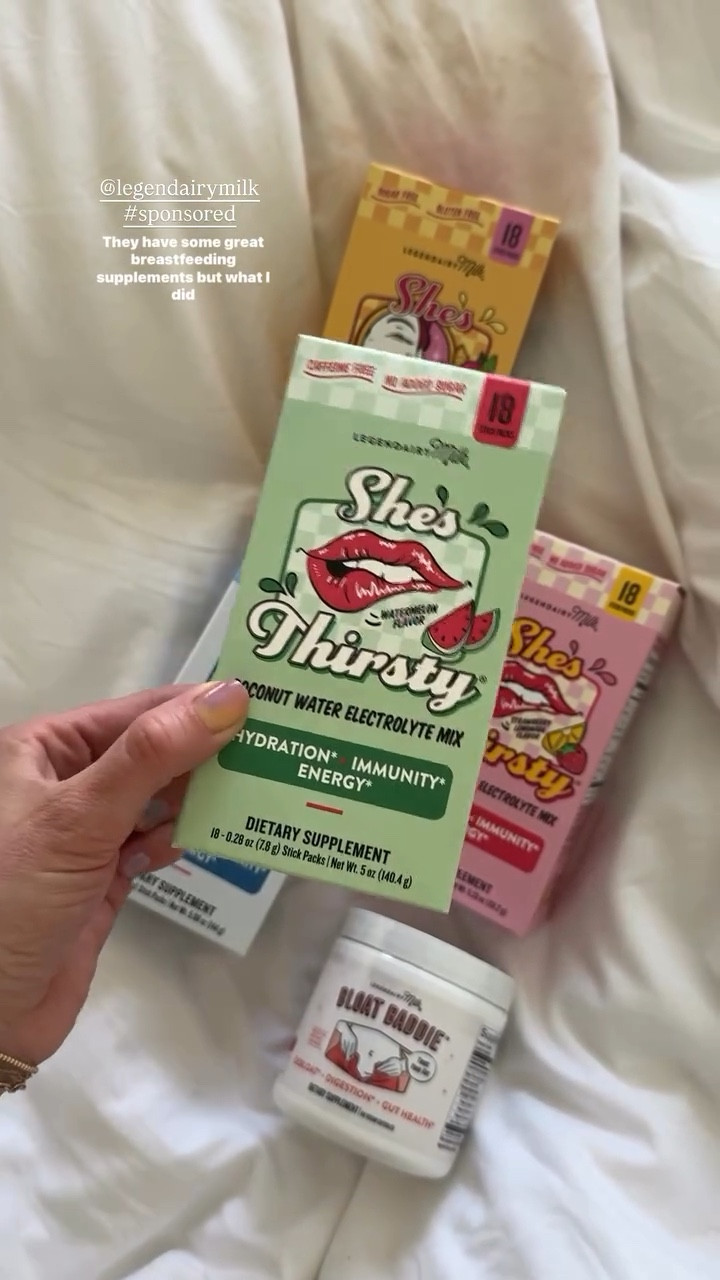 Trying out some new supplements from @legendairymilk 🫶 Loving the “she’s thirsty” and it comes in a bundle with all three flavors! 

#sponsored

#LTKselfcare #LTKmomlife #LTKfitnessgoals