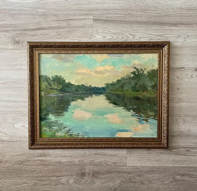 Antique Oil Painting Original, Original Oil Painting, Antique Oil Painting Framed, Oil Painting O... | Etsy (US)