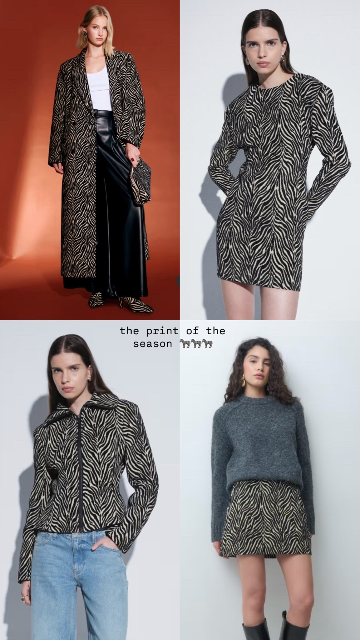 Zebra print coat, zebra print blazer, zebra print dress, zebra print skirt

#LTKuk #LTKautumn #LTKdresses