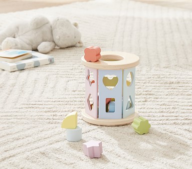 Wooden Rotating Shape Sorter | Pottery Barn Kids