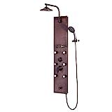 Pulse 1041 Sedona ShowerSpa Panel with 8" Rain Showerhead, 6 Body Spray Jets, 5-Function Hand Shower | Amazon (US)
