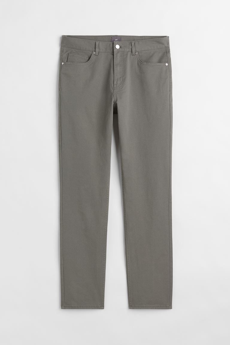 Slim Fit Twill Pants | H&M (US + CA)