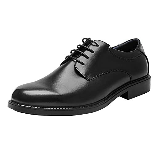 Bruno Marc Men's Black Leather Lined Dress Oxford Shoes Classic Lace Up Formal Dress Wide Shoes,DOWNINGWIDE-02,Black,10.5 W US | Amazon (US)
