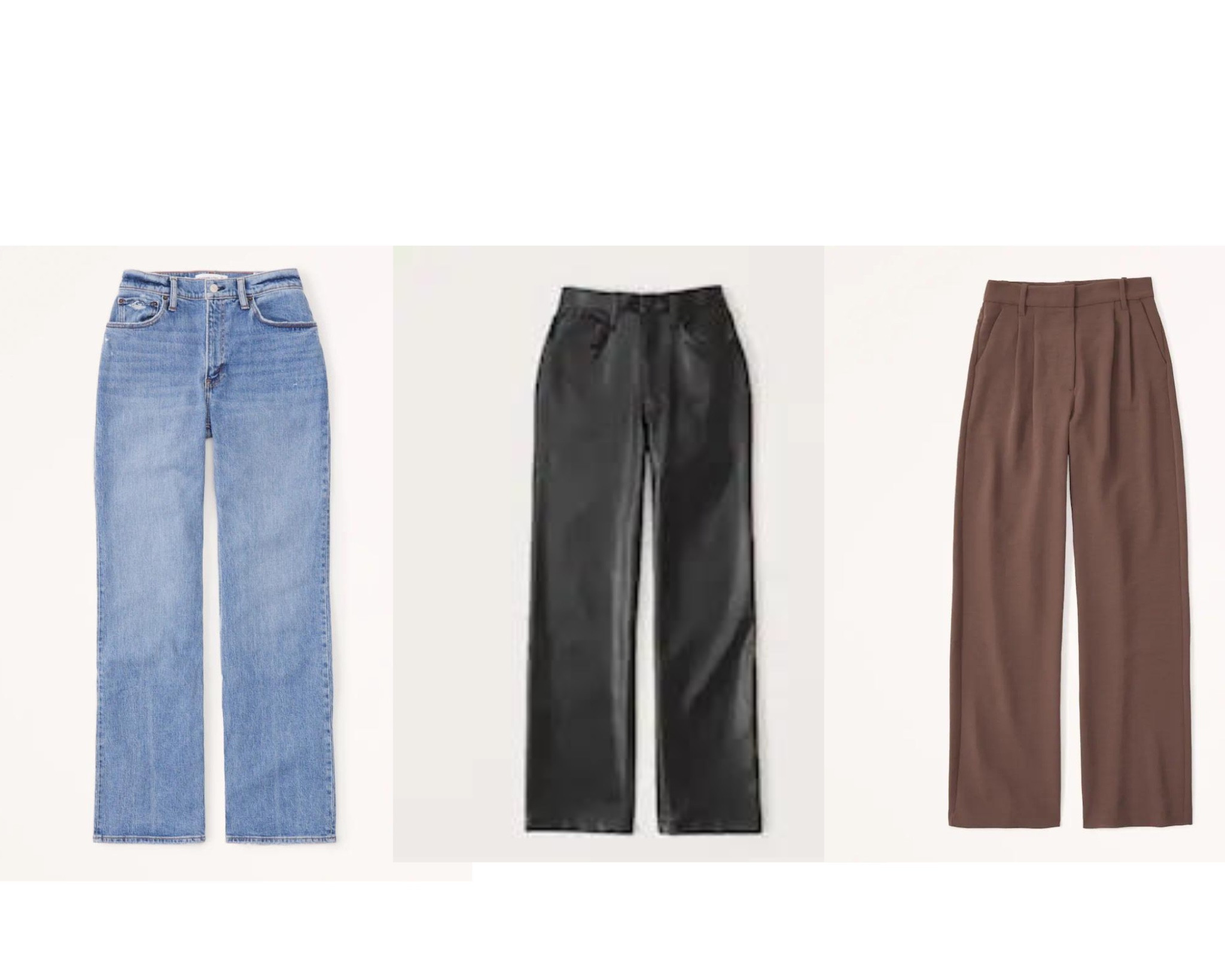 Shop my top 3 Abercrombie, 25% of denim and leather pants !! Code DENIMAF a for an extra 15% off 

#LTKSale #LTKsalealert #LTKcurves