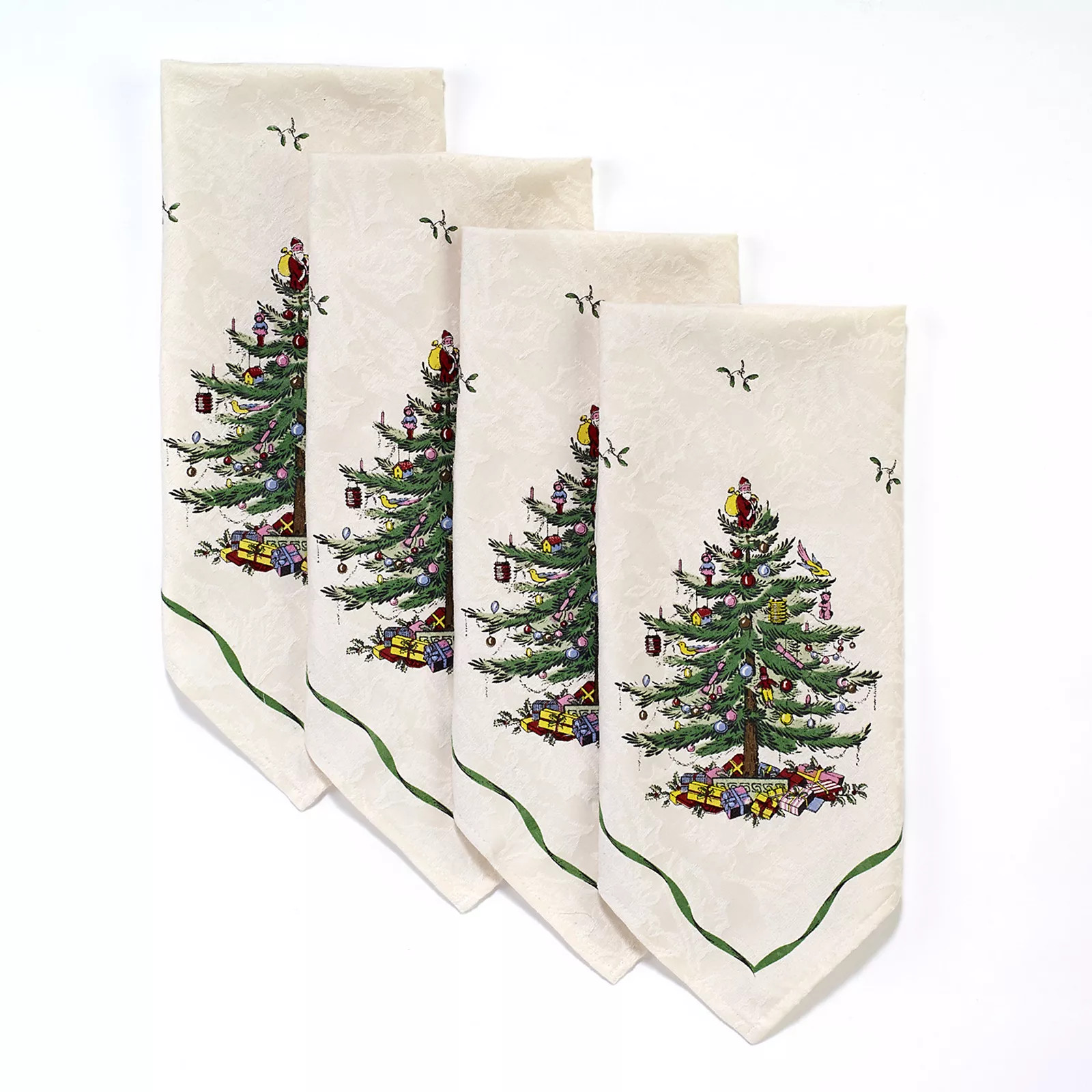Spode Christmas Tree Dinner Napkin 4-pk., Multi | Kohl's