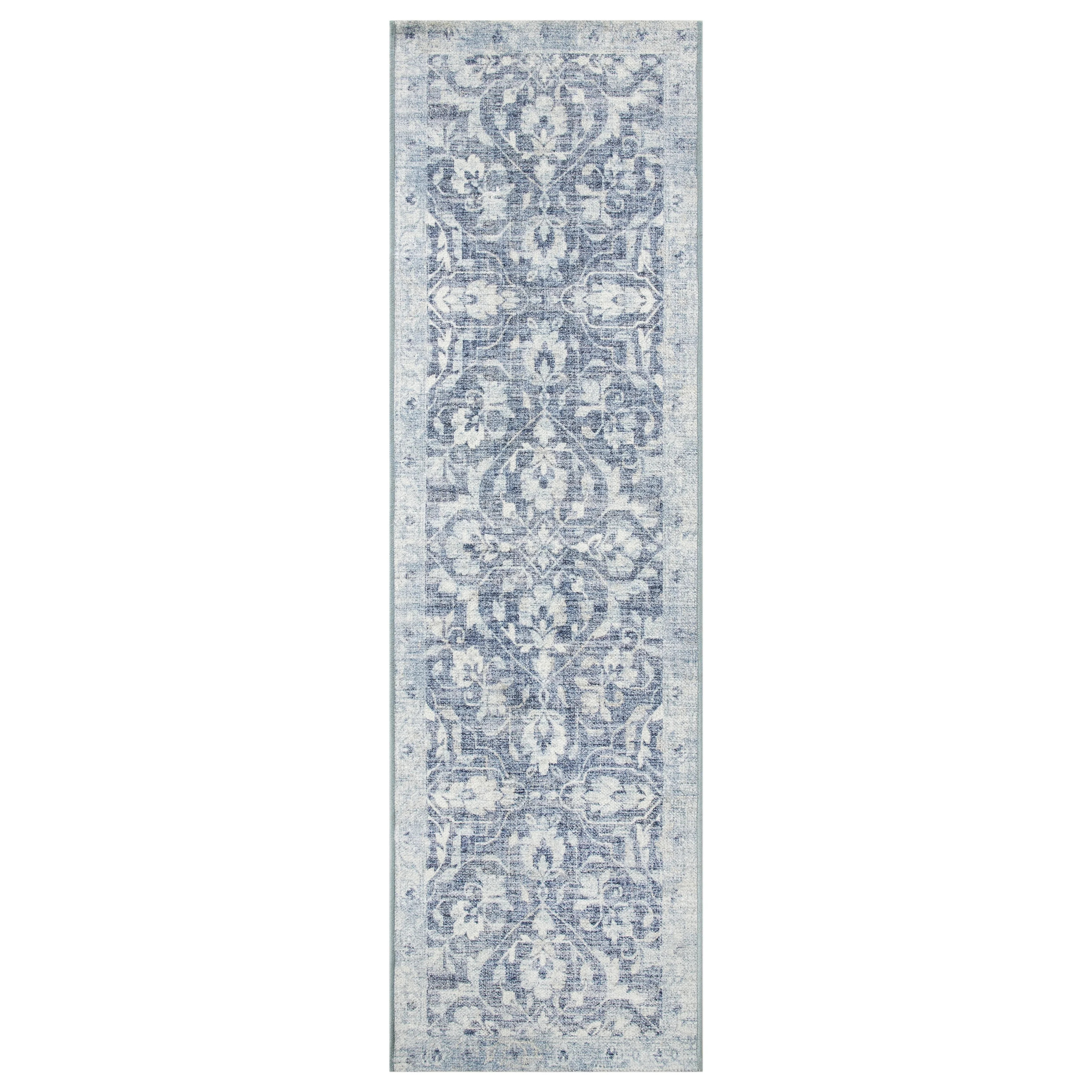 Better Homes & Gardens Blue Persian Non-Skid Indoor 2' x 7' Runner Rug | Walmart (US)