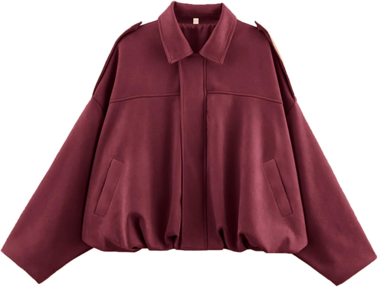 Womens Faux Suede Bomber Jacket Casual Lapel Pilot Cropped Coat Oversized Motorcycle Jackets 2025... | Amazon (US)