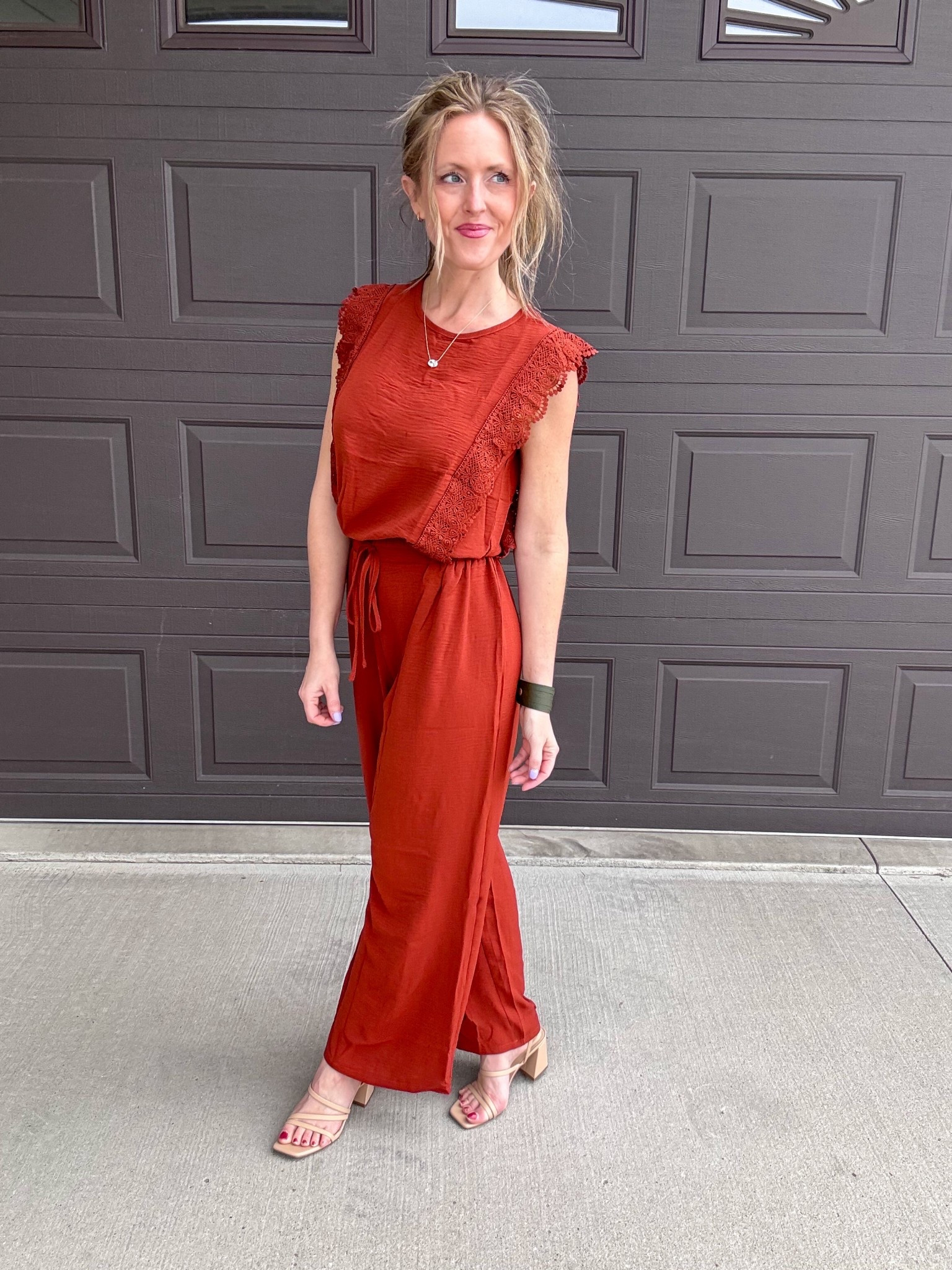 This orange 2 piece set is absolutely adorable! 🧡 Loving the cute details on the top and how comfy the set is! Wearing a small.

As an Amazon Influencer I earn commission on qualifying purchases.

Cute two piece set, spring outfit ideas 2026, orange set, 2 piece pants set, neutral sandals, mom style, wear to work outfit idea 

#LTKWorkwear #LTKMidsize #LTKootd