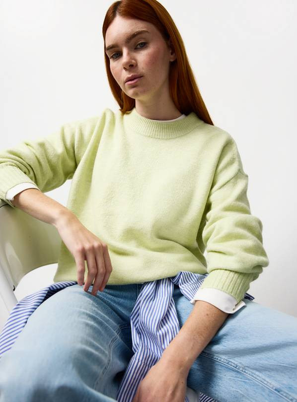 The Soft Pale Green Knitted Jumper 16 | Tu Clothing