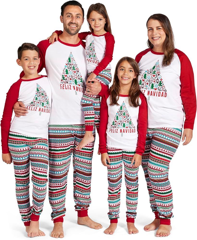 The Children's Place Baby Family Matching, Feliz Navidad Christmas Pajama Sets, Cotton | Amazon (US)