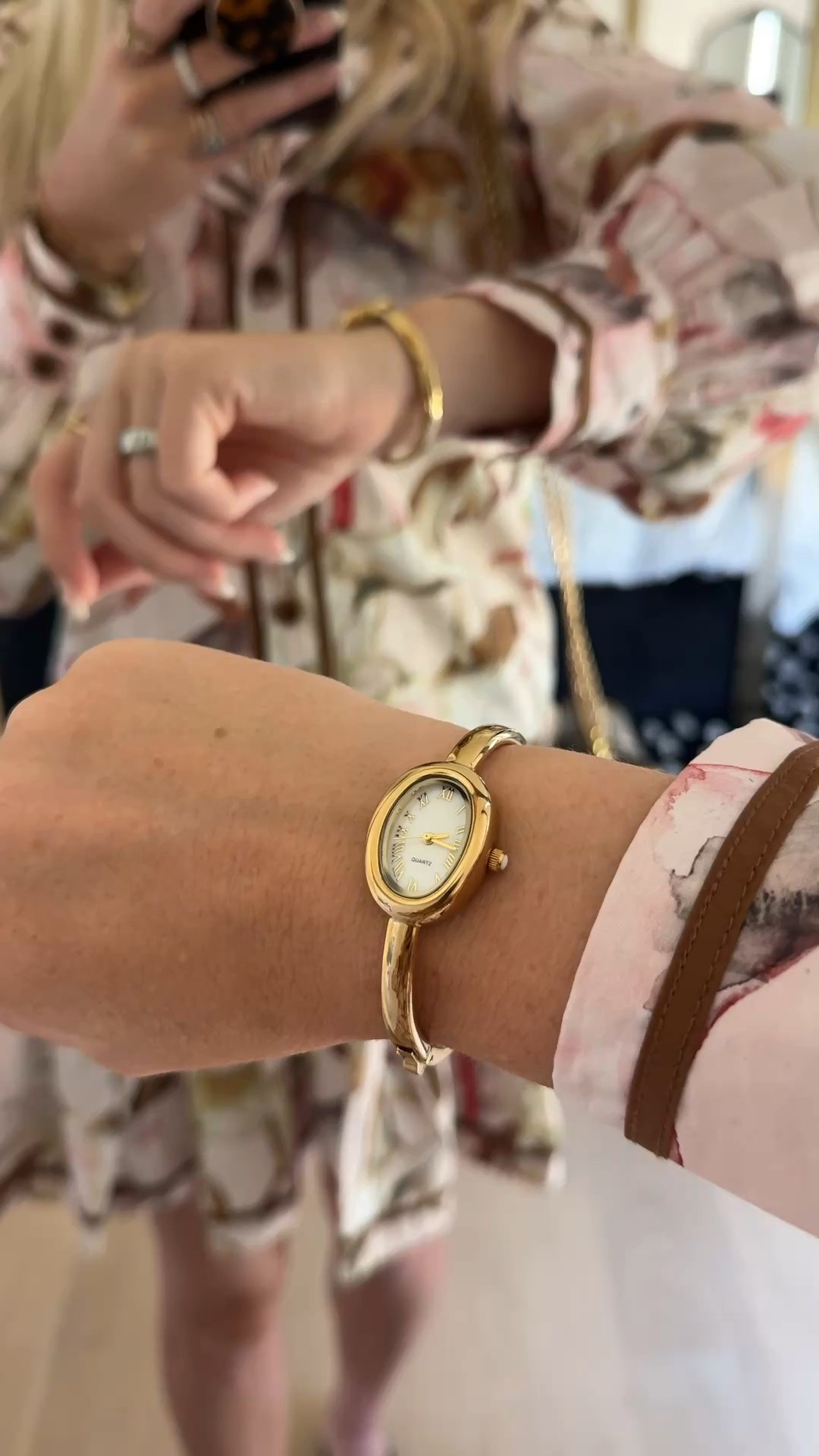 My current favorite accessory!! I can’t say enough good things about this watch! @Anthropologie

#LTKSeasonal #LTKgrwm #LTKootd