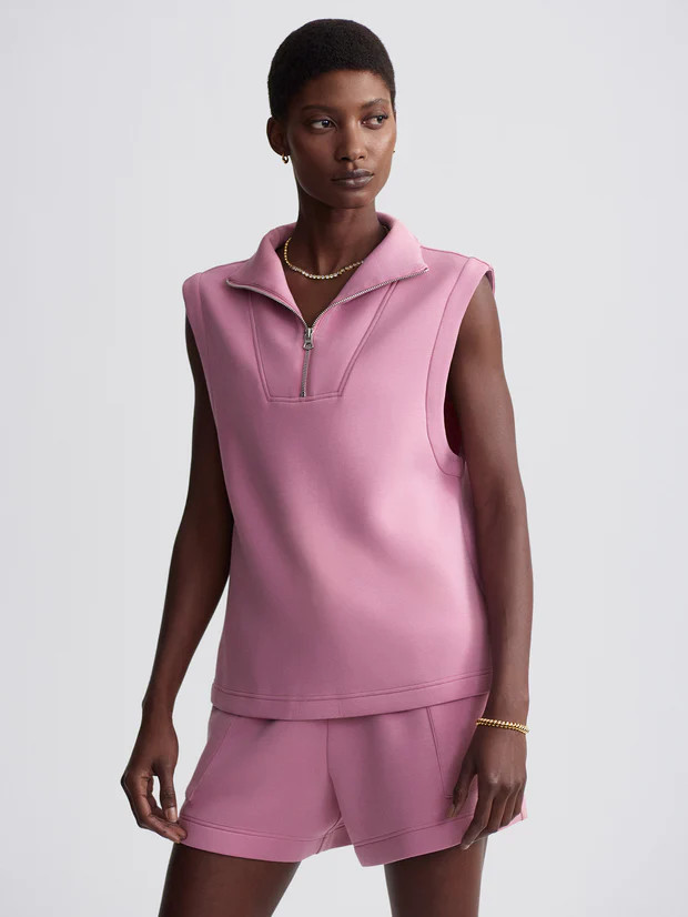 Magnolia Half-Zip Tank | Varley UK