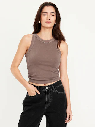 Snug Crop Tank Top | Old Navy (US)