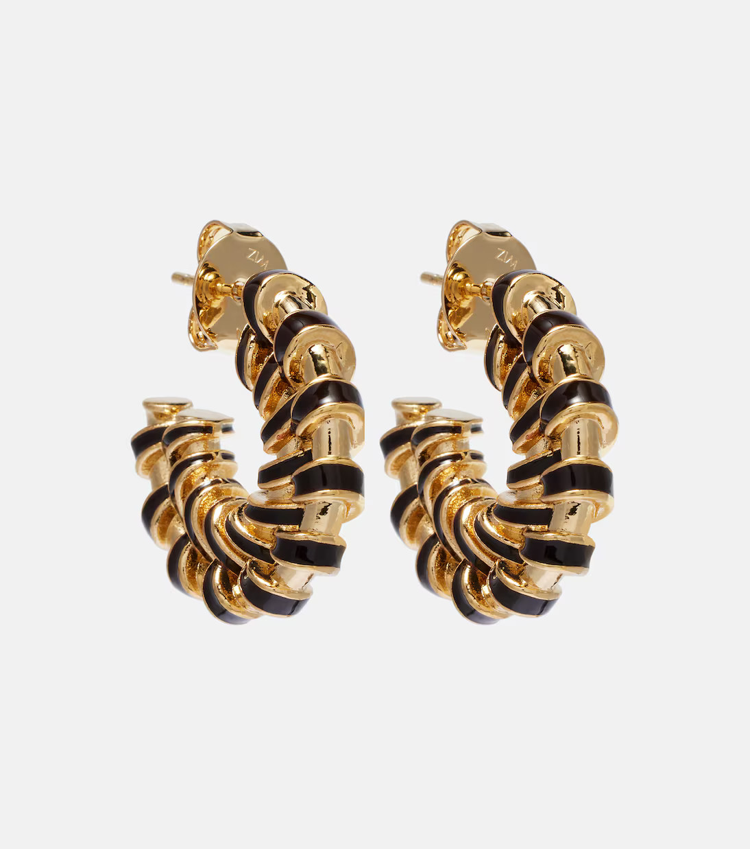Loop gold-plated hoop earrings | Mytheresa (US/CA)