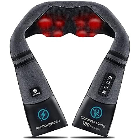 Nekteck Neck Massager, Cordless 6D Shiatsu Neck and Back Massager, Neck Massager for Pain Relief ... | Amazon (US)