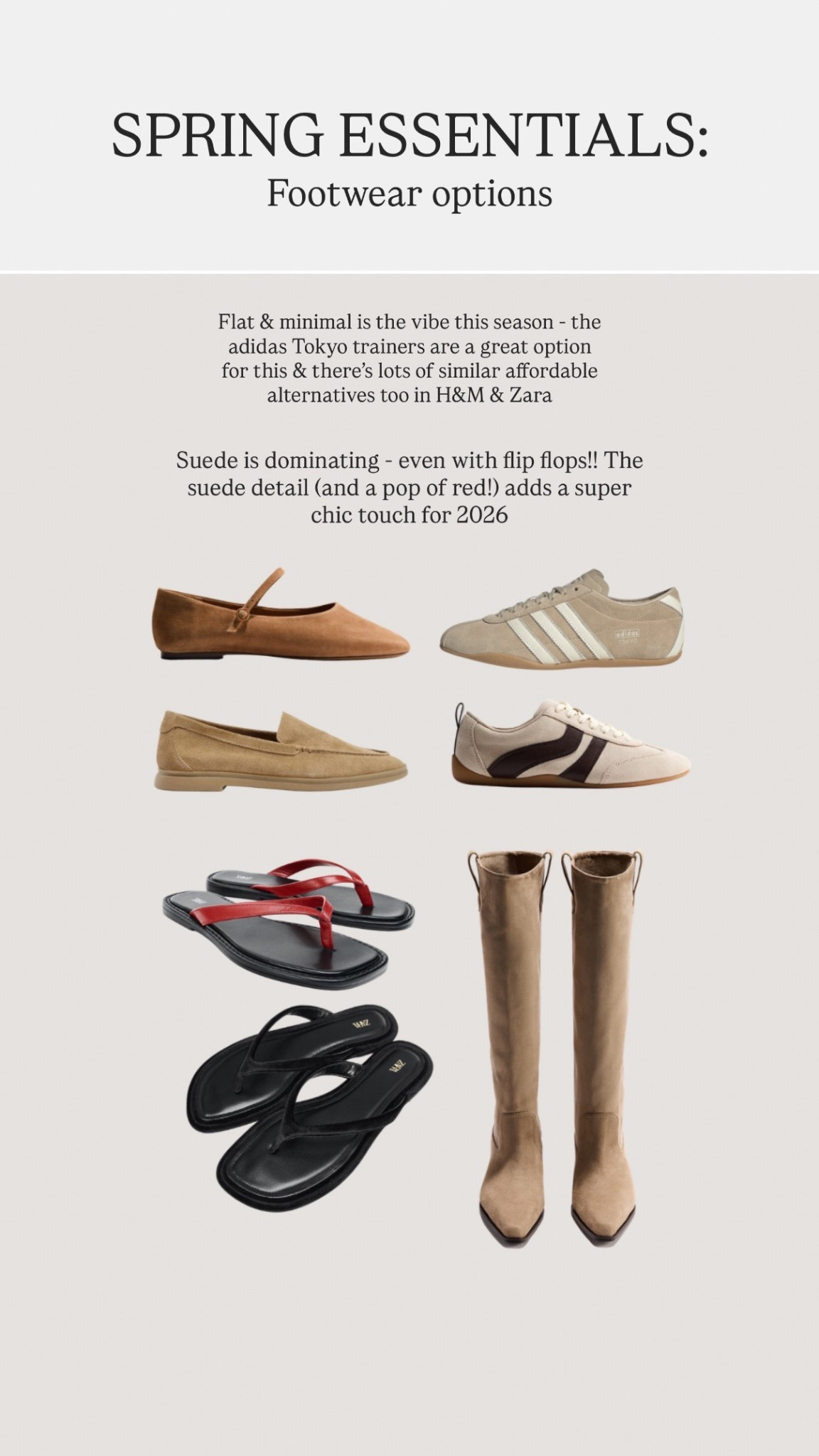 Spring Capsule Wardrobe footwear options 

#LTKstyletip #LTKeurope #LTKspring