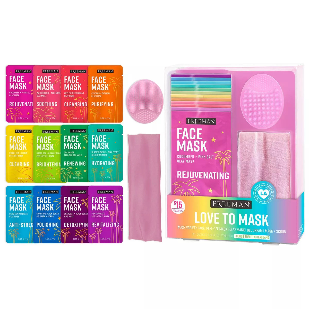 Freeman Love to Mask Kit - 0.24 fl oz/14ct | Target