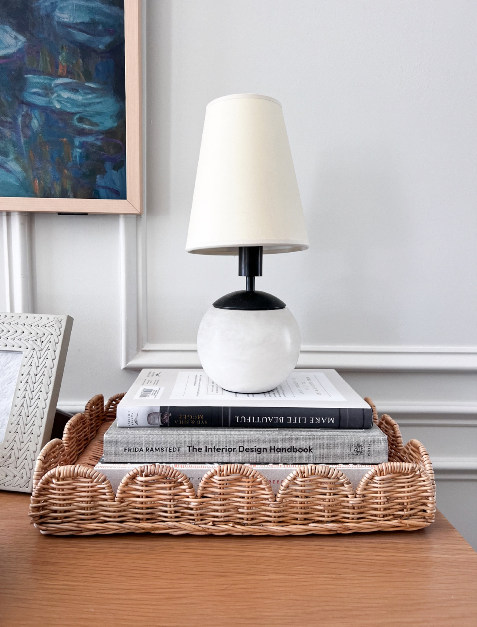 The cutest mini lamp and scalloped tray (which is on sale!)

#LTKhome #LTKfindsunder100 #LTKsalealert
